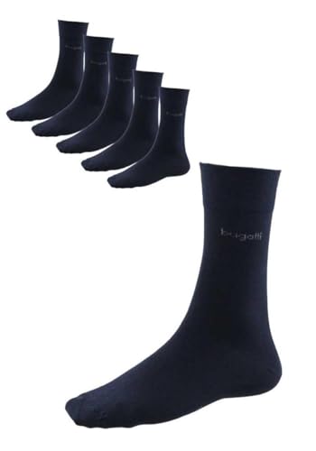 bugatti Herrensocken Baumwollmischung 6er Pack schwarz Größe 47-49 von bugatti