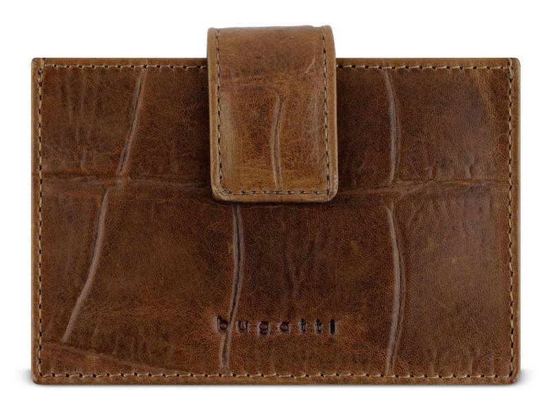 bugatti Kartenetui Card Holder, aus echtem Leder mit RFID-Blocker Schutz von bugatti