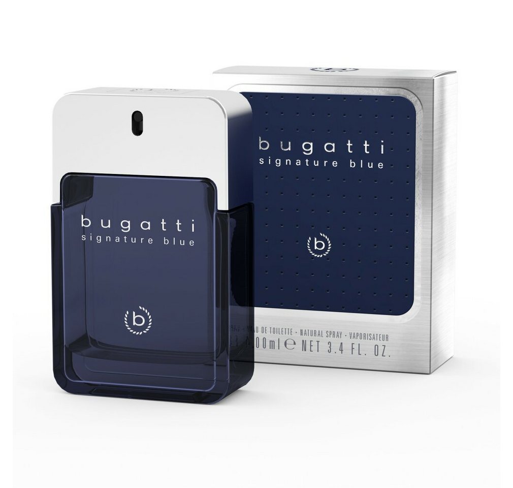 bugatti Körperpflegeduft Signature Blue Eau de Toilette für Männer 100ml von bugatti