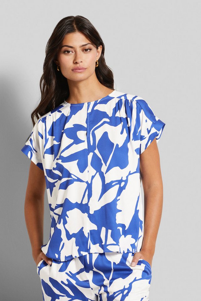 bugatti Kurzarmbluse mit überschnittenen Schultern von bugatti