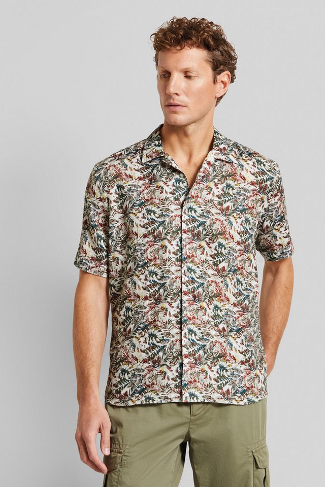 bugatti Kurzarmhemd mit Reverskragen von bugatti