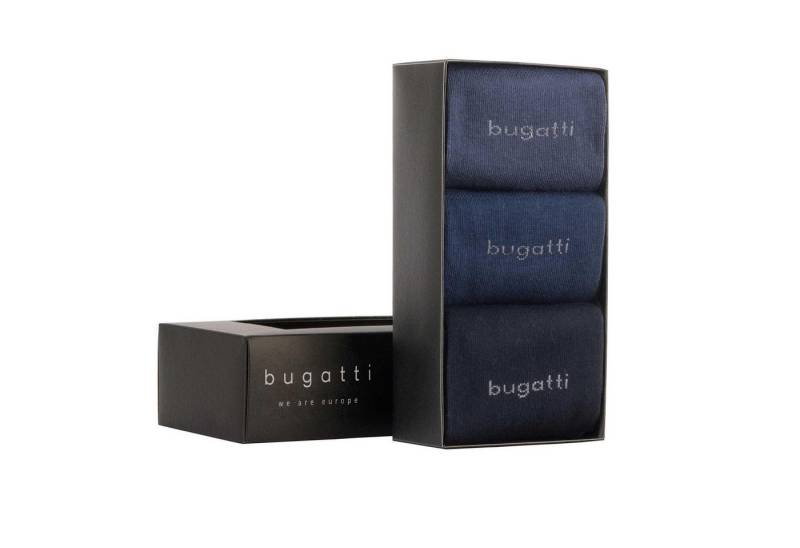bugatti Kurzsocken Herren Socken 3er Pack Baumwollmischung (Packung, 3er Pack) von bugatti