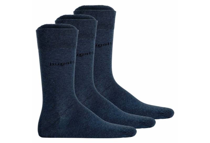 bugatti Kurzsocken Herren Socken 3er Pack Baumwollmischung (Packung, 3er Pack) von bugatti