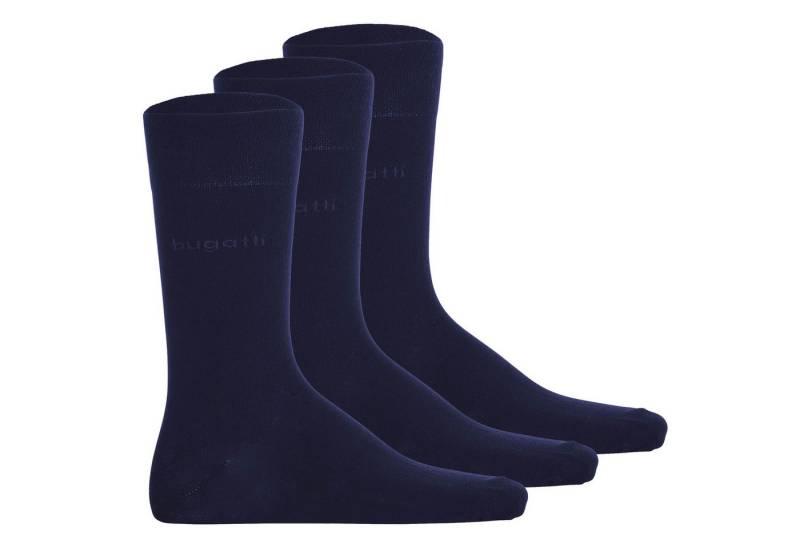 bugatti Kurzsocken Herren Socken 3er Pack Baumwollmischung (Packung, 3er Pack) von bugatti