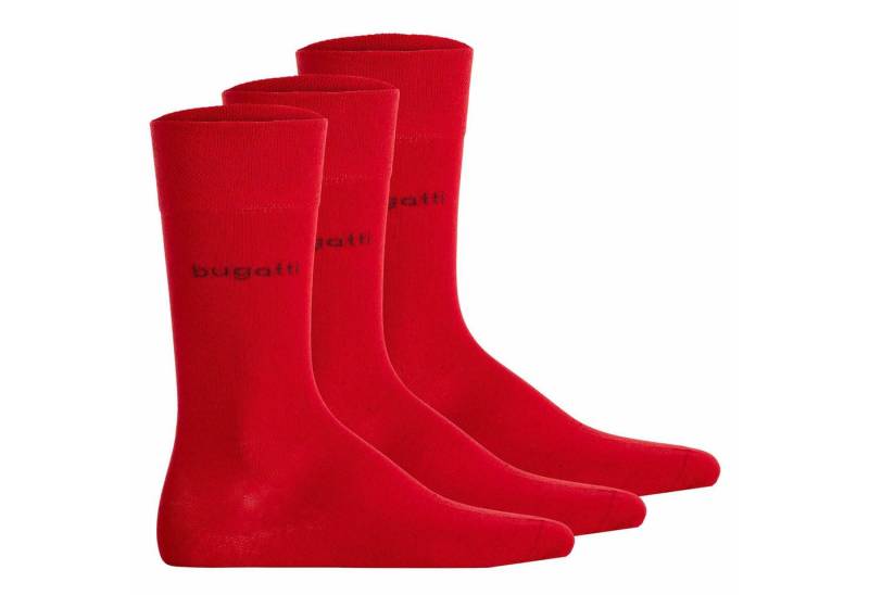 bugatti Kurzsocken Herren Socken 3er Pack Baumwollmischung (Packung, 3er Pack) von bugatti