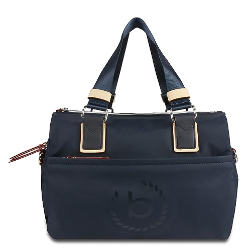 bugatti Ladies Lido - Damen-Handtasche mit RFID Fach, Navy blau von bugatti