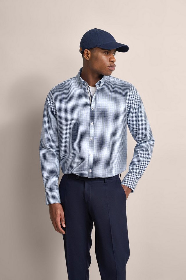 bugatti Langarmhemd aus 100 % Baumwolle von bugatti