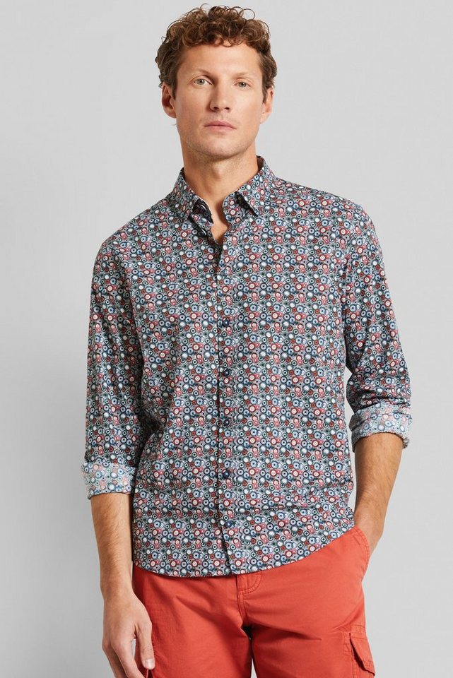 bugatti Langarmhemd mit Under-Button-Down bugatti Langarmhemd mit Under-Button-Down von bugatti