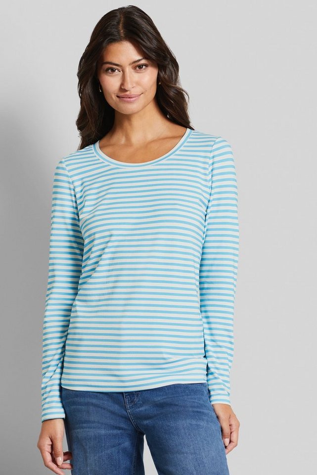 bugatti Langarmshirt mit Streifen von bugatti