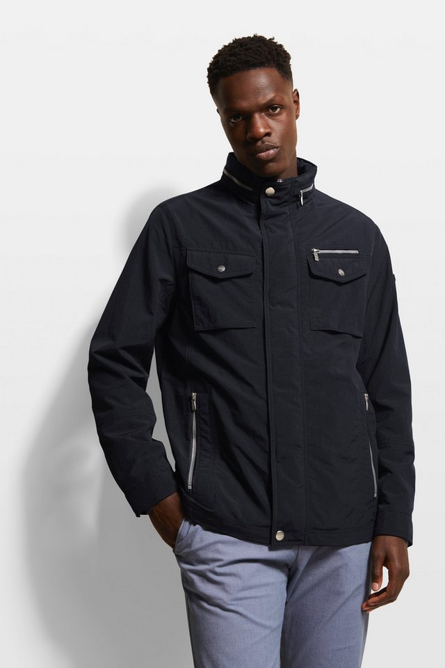 bugatti Langjacke mit einrollbarer Kapuze von bugatti