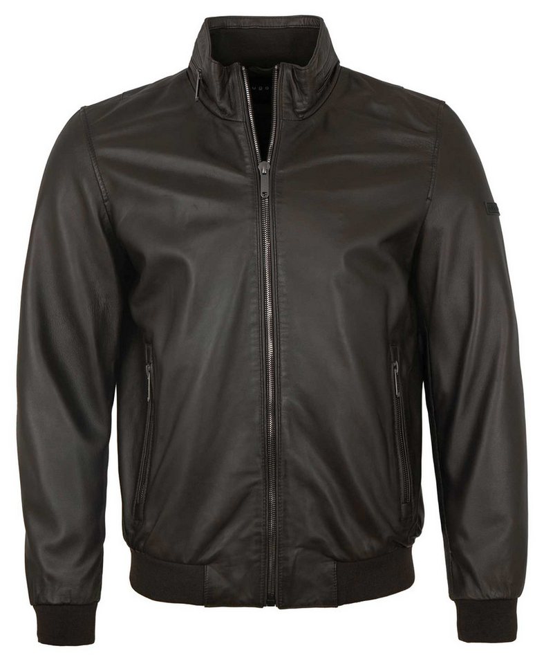 bugatti Lederjacke BU 079/M Bugatti - Herren Lederjacke Blouson Lammnappa dunkelbraun von bugatti