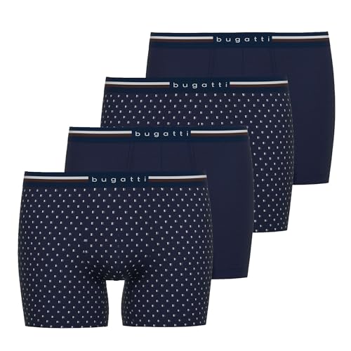 bugatti Long Pants Neapel 4er Pack 635 Blue Dark All Over 7 von bugatti