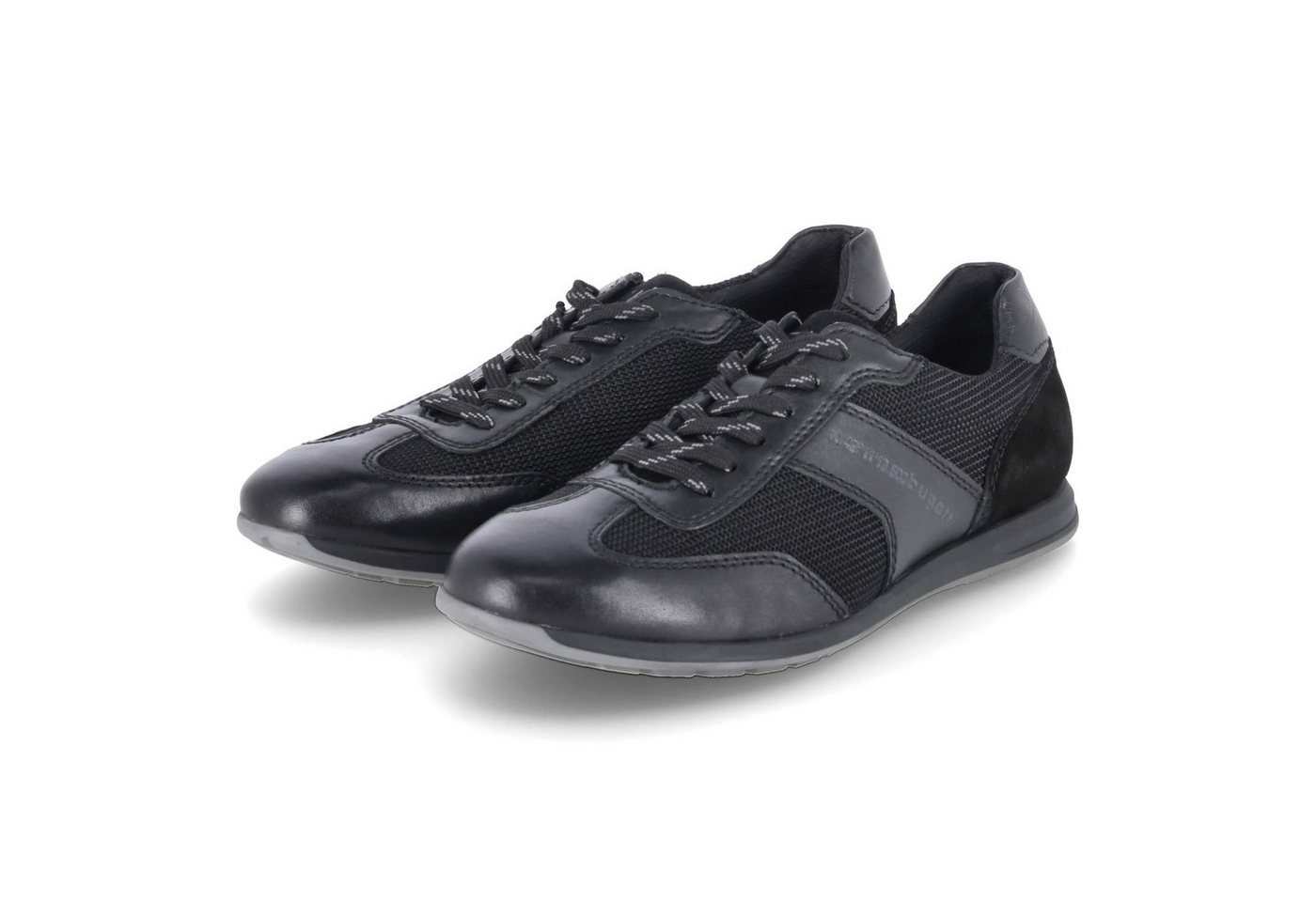 bugatti Bugatti 315A9Q114000-1000 SP Herren Leder & Textil schwarz Schnürschuh von bugatti