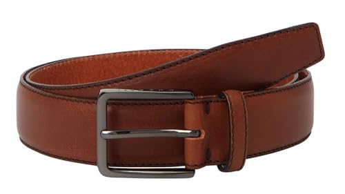 bugatti Men´s Cow Leather Belt 3.5 W100 Brandy von bugatti