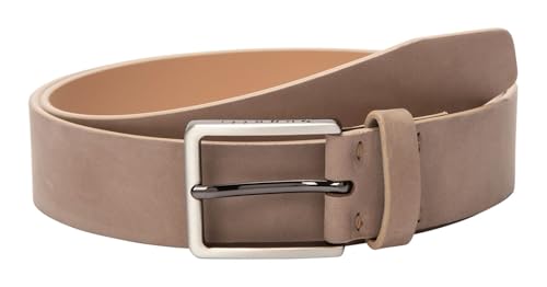 bugatti Men´s Leather Belt W100 Taupe von bugatti