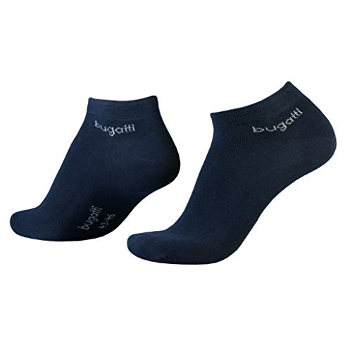 bugatti Mens Sneaker Socks 3er Pack 6765 545 dark navy Strumpf Socke Füsslinge, Size:39-42 von bugatti