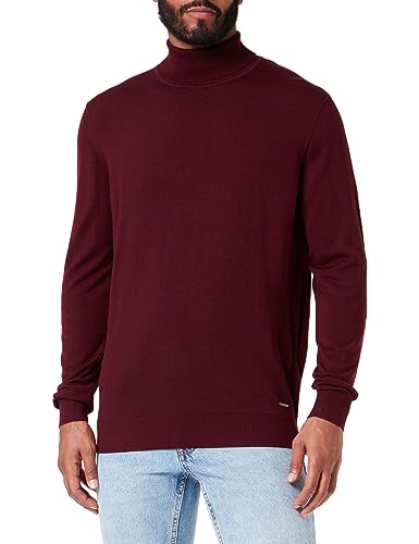 bugatti Oberteile-Herren-Rollkragen Pullover,Brombeere-790,XL von bugatti