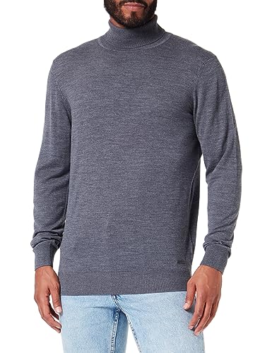 bugatti Oberteile-Herren-Rollkragen Pullover,Dunkelgrau-260,XL von bugatti