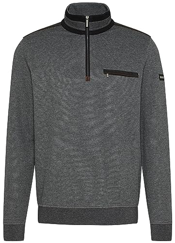 bugatti Oberteile-Herren-Sweattroyer,Dunkelgrau-270,XL von bugatti