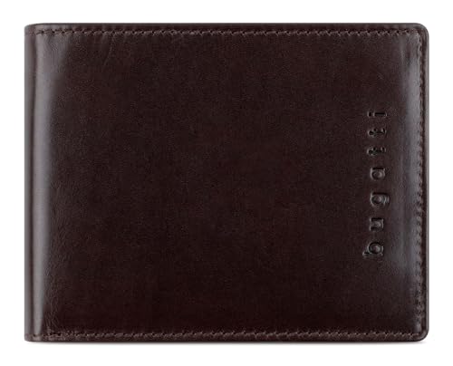bugatti Romano RFID Wallet 4CC Brown von bugatti