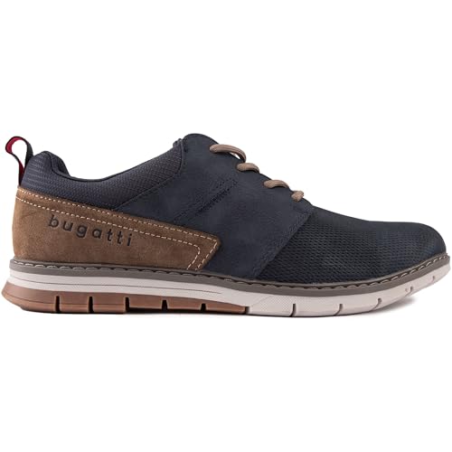 bugatti Herren Comfort Schnürschuhe Schuhe Blau 41 EU von bugatti