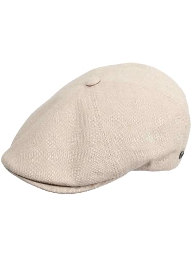 bugatti Schirmmütze für Herren in Leinenmischung - leichte Mütze perfekt für den Sommer - in Größe 55-61 erhältlich Camel von bugatti
