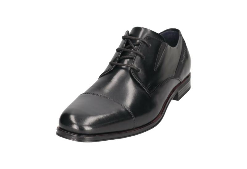 bugatti Schnürschuh Halbschuh, Business-Schnürer, Anzugschuh mit seitlichem Logoschriftzug von bugatti