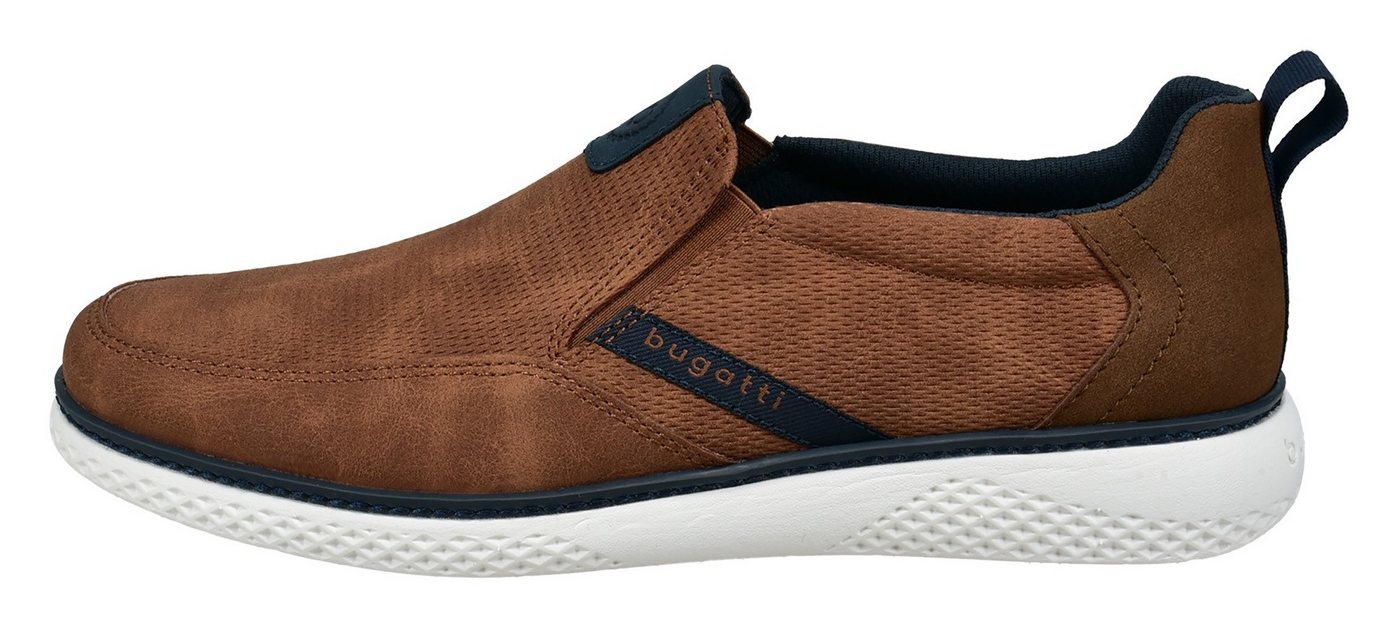 bugatti Slip-On Sneaker Slipper, Freizeitschuh, Halbschuh mit Stretcheinsatz von bugatti