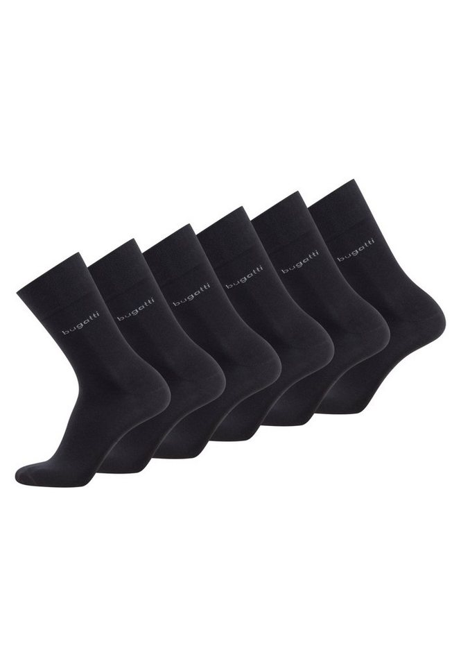 bugatti Socken 6703E610042 bugatti Herren Socken Herren für Alltag und Freizeit – 6 Paar Basic von bugatti