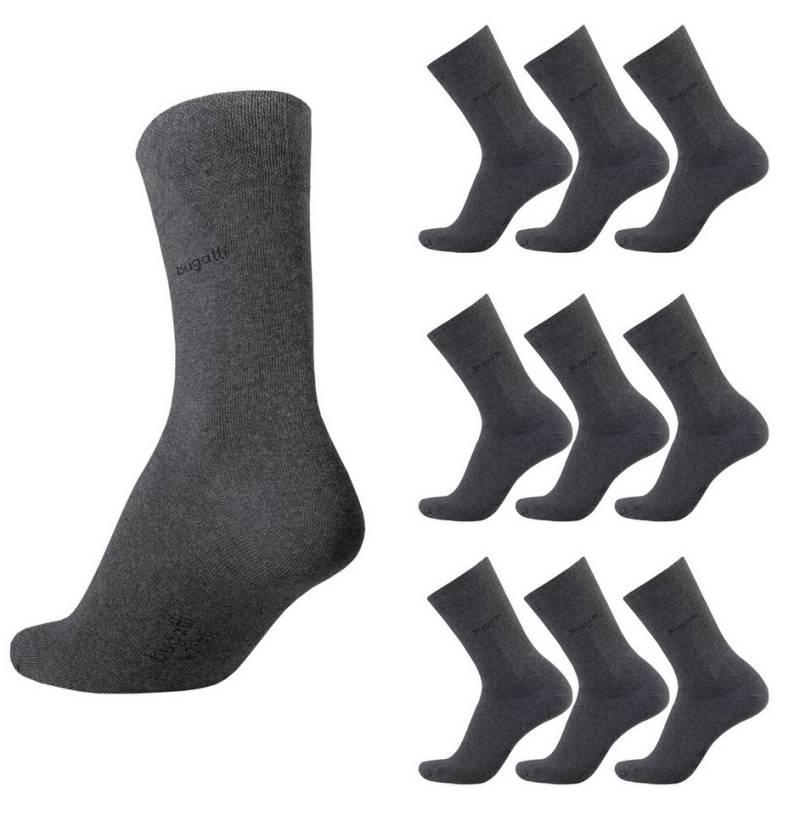 bugatti Socken bugatti Herren Socken Basic anthrazit 9er Pack Strümpfe bugatti Herren Socken Basic anthrazit 9er Pack Strümpfe von bugatti