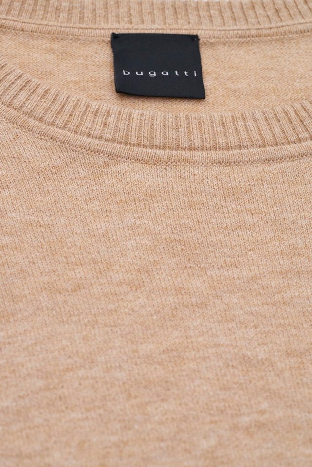 bugatti Strickpullover HERREN PULLOVER 1/1 ARM BEIGE von bugatti