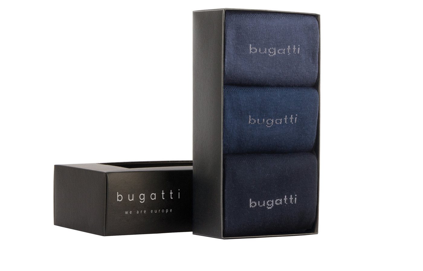 bugatti Strümpfe Bugatti 3er Pack Herren Socken Artikel 6803 Navy Mix (545) 39-42 von bugatti