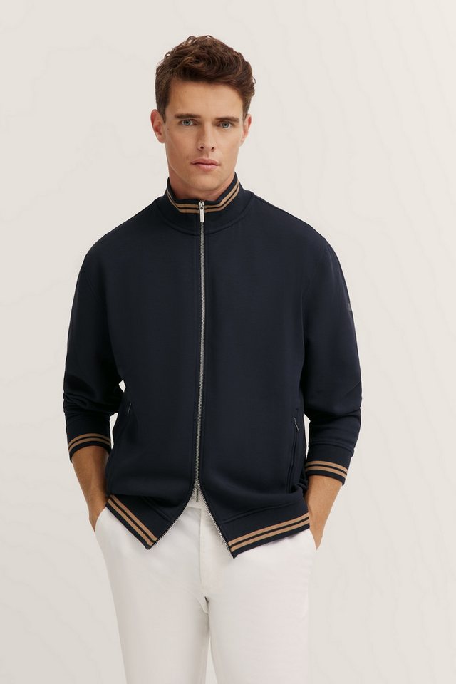 bugatti Sweatjacke mit Reißverschluss von bugatti