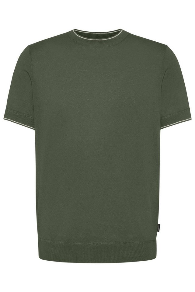 bugatti T-Shirt mit Kontraststreifen von bugatti