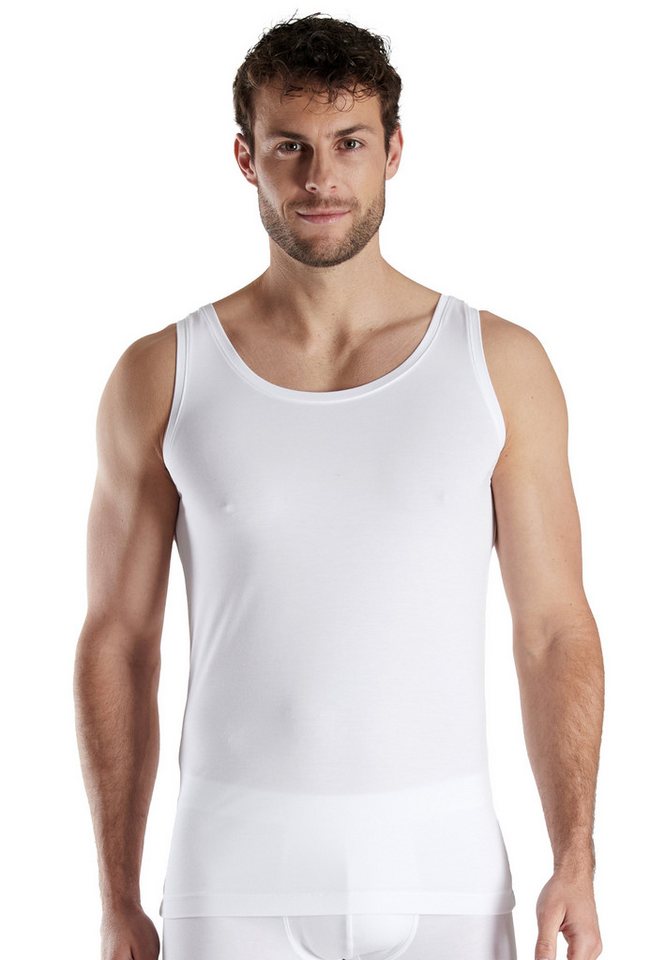bugatti Unterhemd BUGATTI Herren Unterhemd weiß uni (1-St) von bugatti