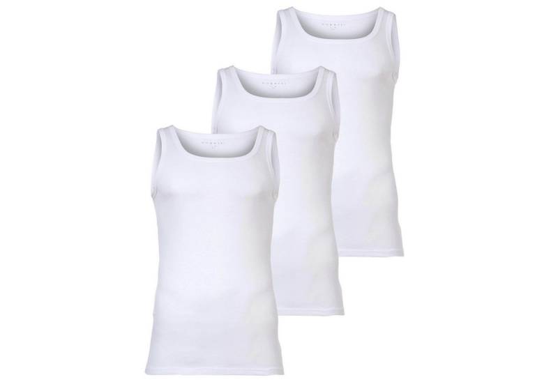bugatti Unterhemd Herren Unterhemd 3er Pack Baumwolle (Packung, 3er Pack) von bugatti