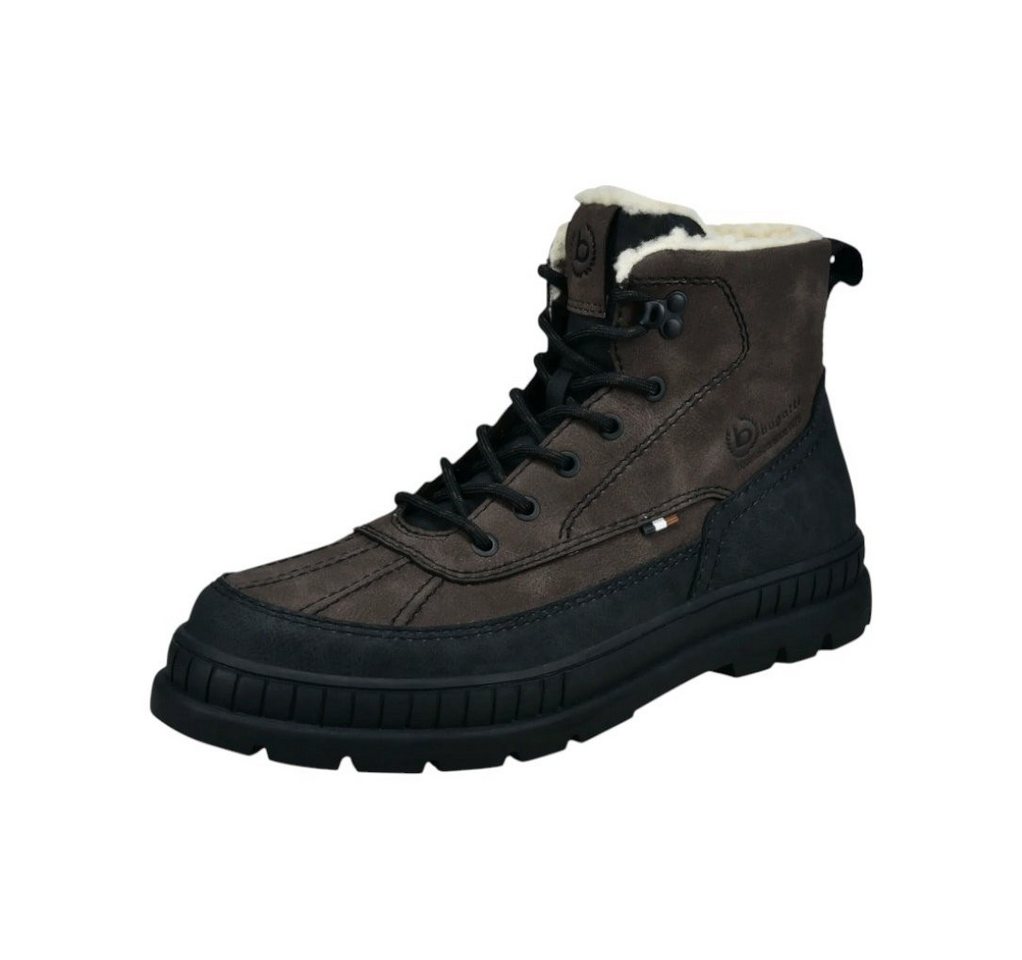 bugatti Winterschuhe AGA54 dunkelbraun/schwarz Herren Winterstiefel von bugatti