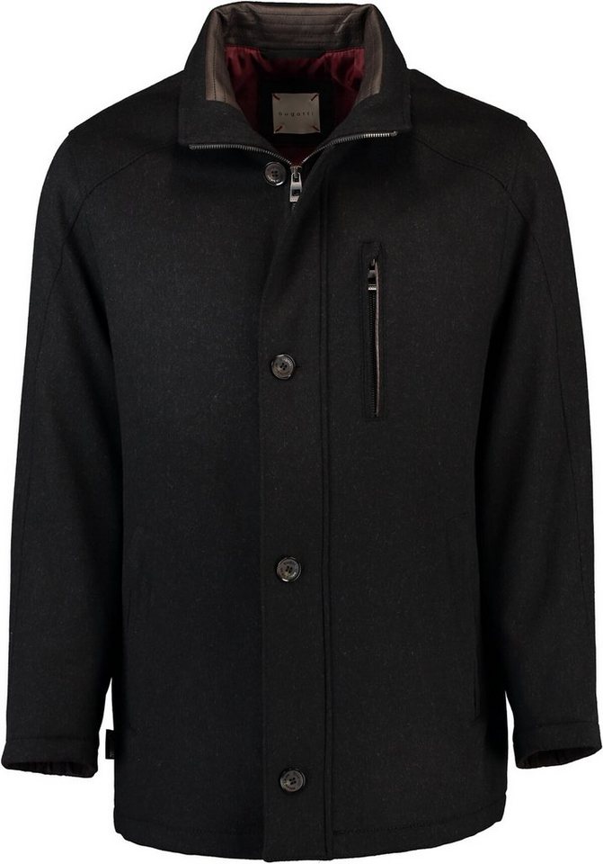 bugatti Wolljacke BUGATTI Gore-Tex Jacke Wollmischung mit Kaschmir anthrazit von bugatti
