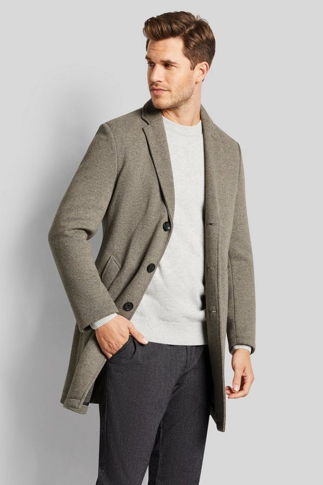 bugatti Wollmantel mit feiner Struktur von bugatti