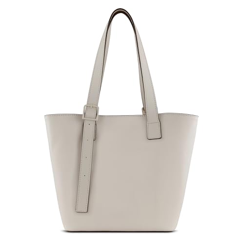 bugatti Zita Shopper-Damentasche mit Magnetverschluss aus Kunstleder in beige von bugatti