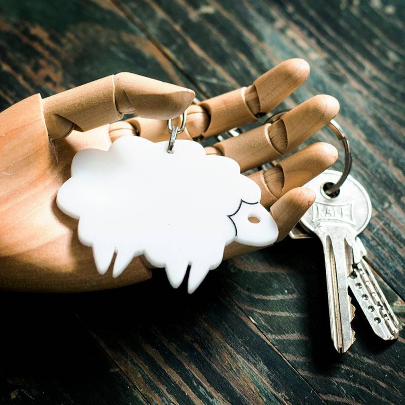 Lamm Schlüsselanhänger, Plexiglas Accessoires, Lasercut Acryl, Geschenke Unter 25 Lamm Schlüsselanhänger, Plexiglas Accessoires, Lasercut Acryl, Geschenke Unter 25 von bugga