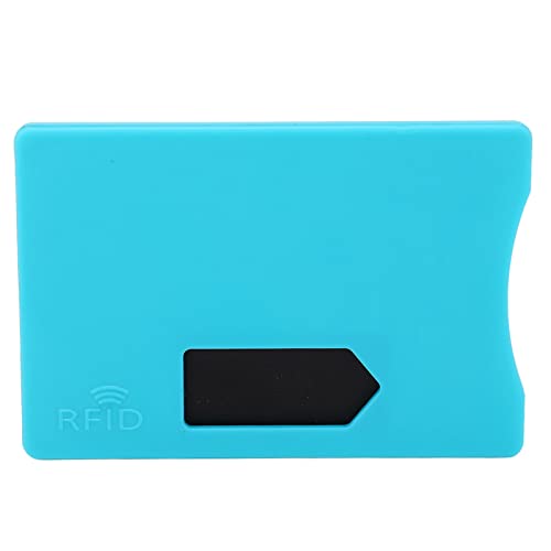 10 Stück RFID-Kreditkartenhalter, Kreditkarten-Schutzhüllen, Breite Anwendung, Leichte Entstörung, für Community-Management (Blau) von buhb