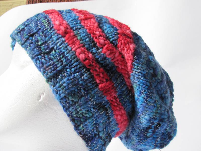 Wintermütze, Wintermütze Für Männer, Slouchy Hut, Slouch Wollmütze, Handgemachte von bunnyfuzzfarm