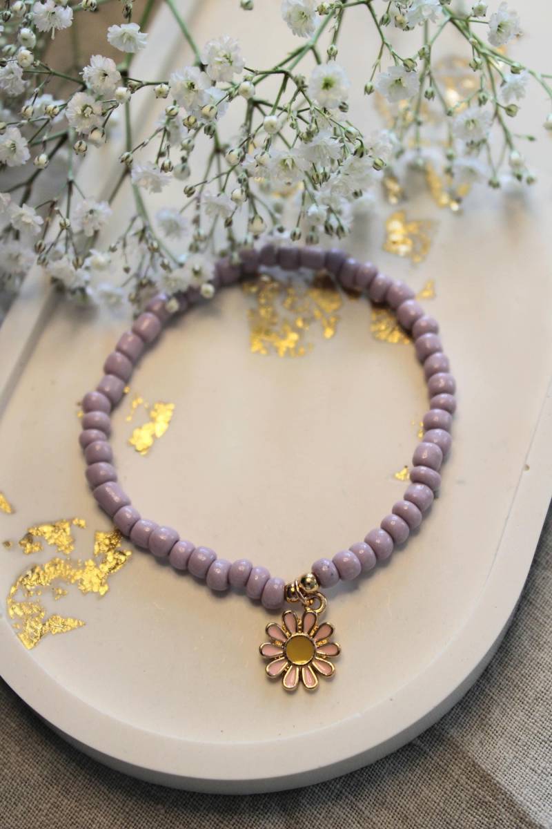Armband | Blume| Flieder| Sommer Gänseblümchen Geburtstagsgeschenk Freundinnen Frauen Armband | Blume| Flieder| Sommer Gänseblümchen Geburtstagsgeschenk Freundinnen Frauen von buntundgluecklich