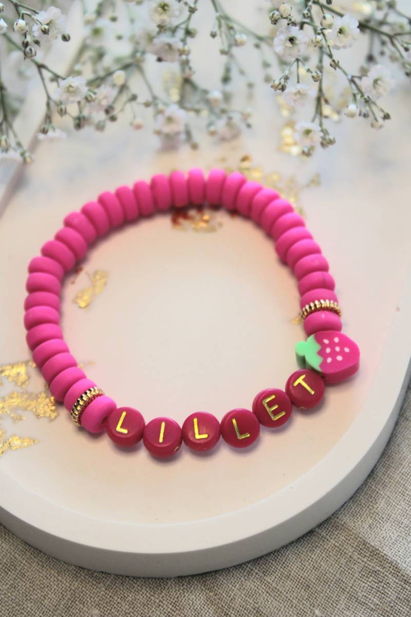 Armband Lillet | Pink Beere Mädelsabend Junggesellinenabschied Geburtstagsgeschenk Mitbringsel Trend Freundinnen von buntundgluecklich