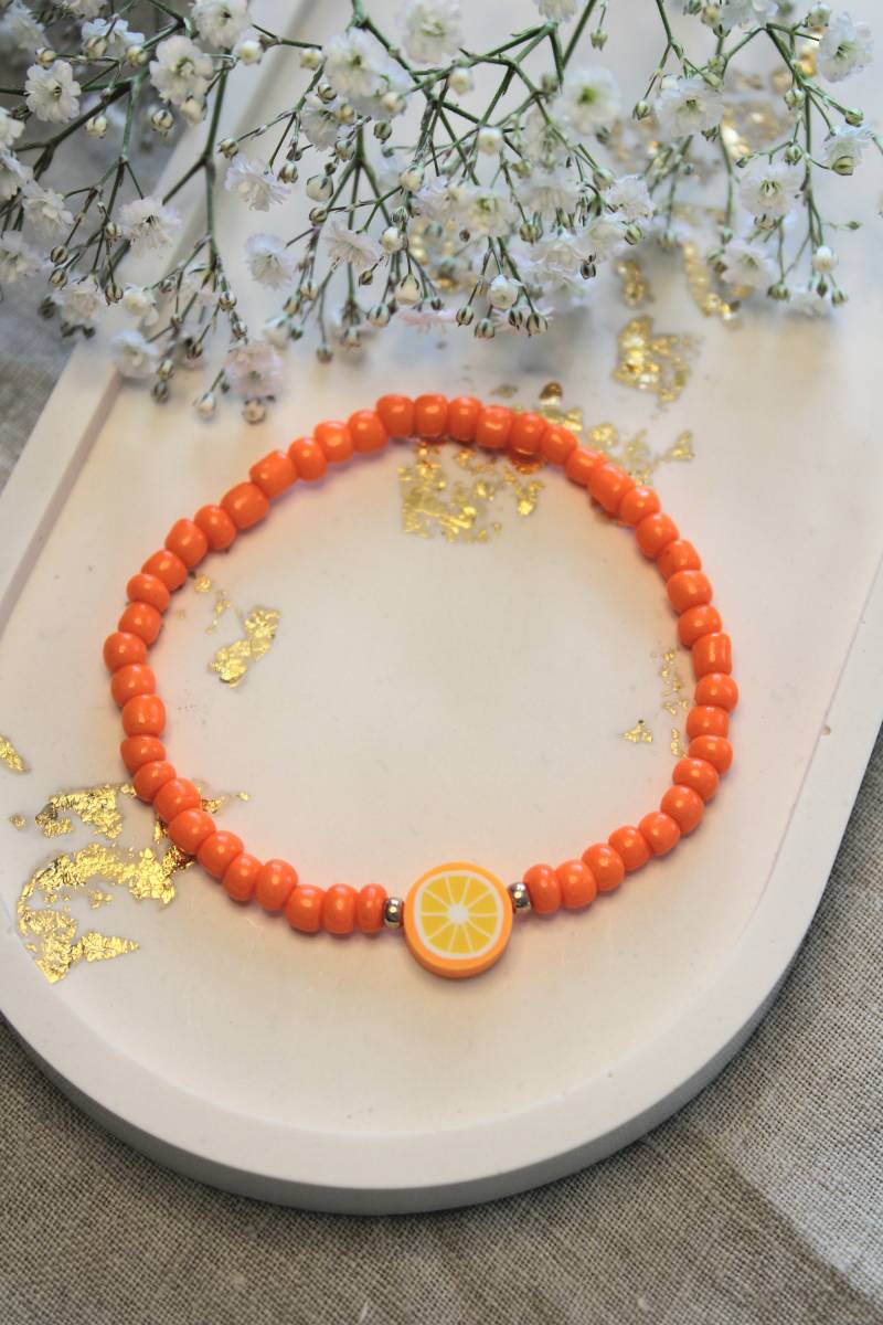 Armband Orange | Orange Aperol Sommerfest Geburtstagsgeschenk Freundinnen Mädelsabend Sommer Hingucker Armband Orange | Orange Aperol Sommerfest Geburtstagsgeschenk Freundinnen Mädelsabend Sommer Hingucker von buntundgluecklich