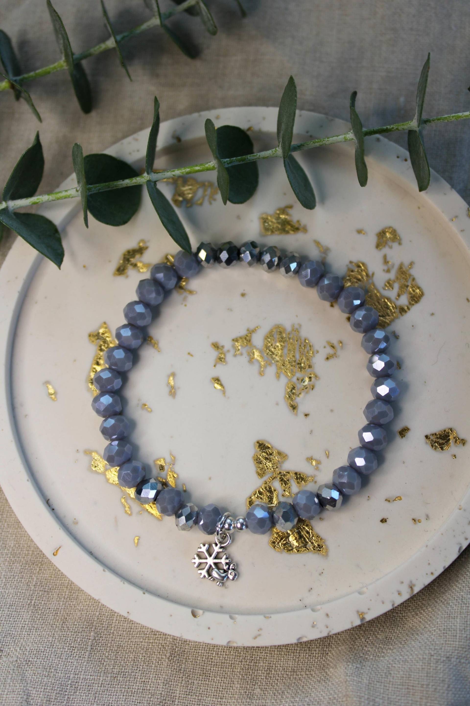Armband | Weihnachten Schneeflocke Elch Weihnachtsgeschenk |Christmas Glitzer Silberfarben Elastikband Armband | Weihnachten Schneeflocke Elch Weihnachtsgeschenk |Christmas Glitzer Silberfarben Elastikband von buntundgluecklich