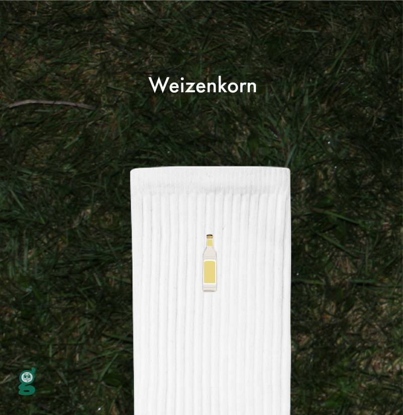 Weizen Korn Socken - Spaß Und Stilvolles Design | Neuheitsocken Für Spirituosen-Enthusiasten Perfektes Geschenk Fans Bequem von burningvisage