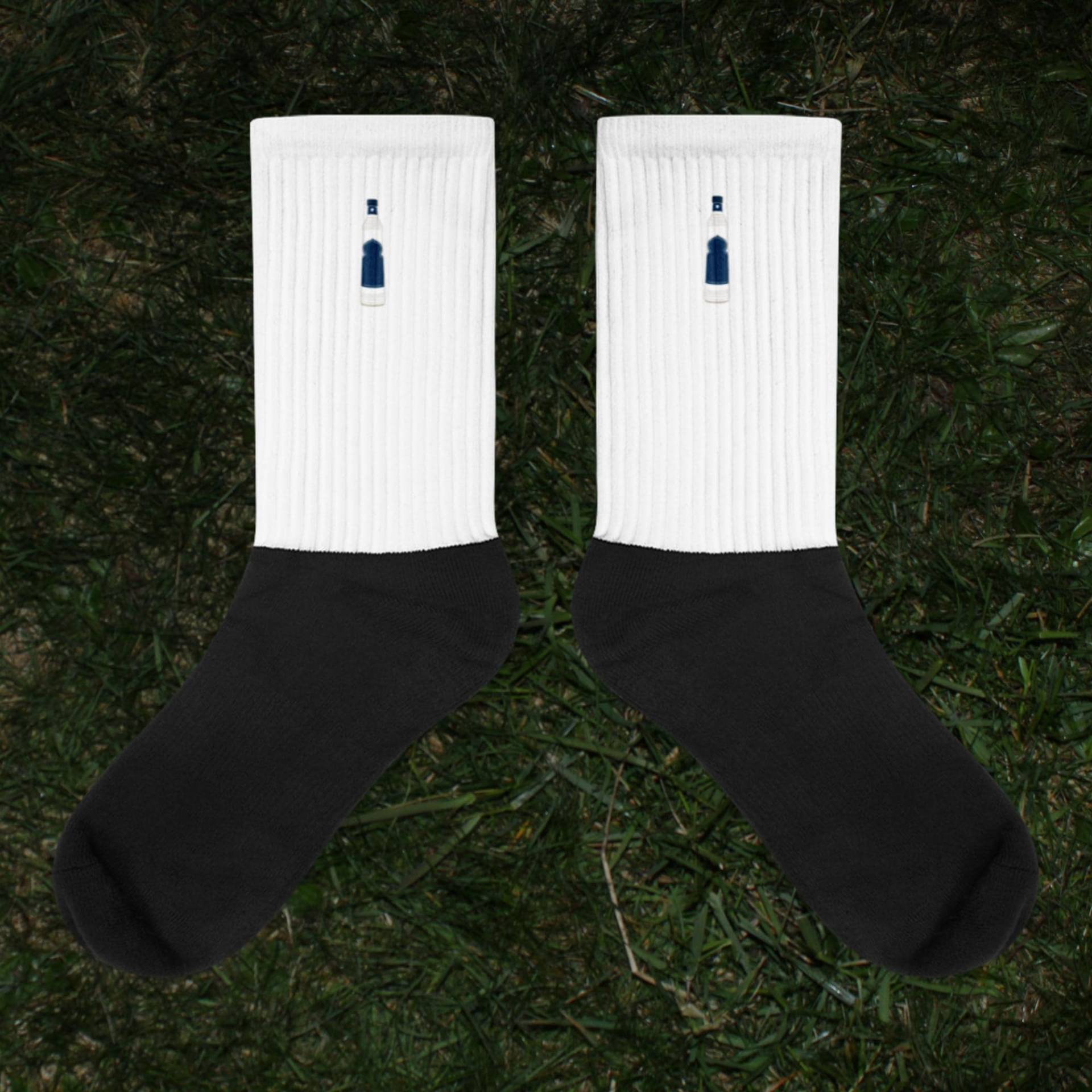 Wodka Uranov Socken, Günstiger Vodka, Lustige Socken Für Männer Und Frauen. Unisex Blau Weiß Bedruckt von burningvisage