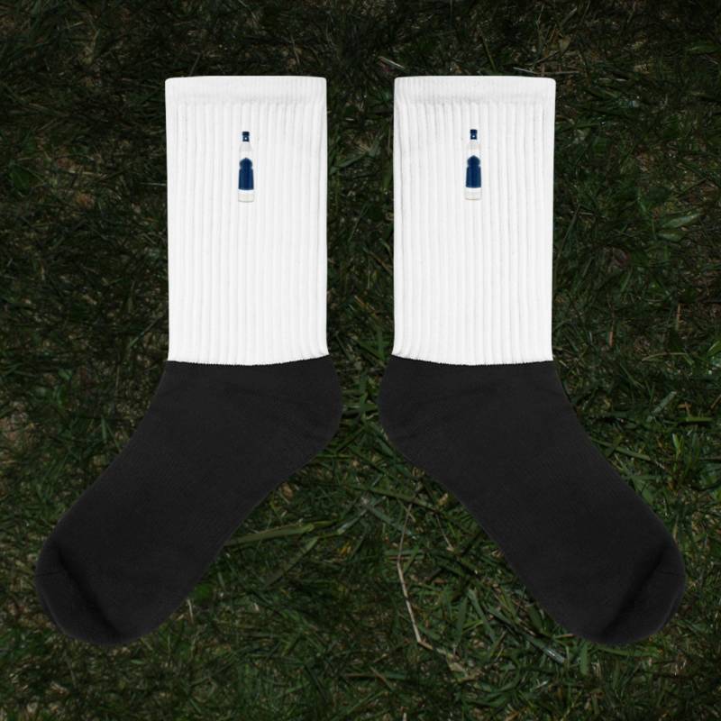 Wodka Uranov Socken, Günstiger Vodka, Lustige Socken Für Männer Und Frauen. Unisex Blau Weiß Bedruckt Wodka Uranov Socken, Günstiger Vodka, Lustige Socken Für Männer Und Frauen. Unisex Blau Weiß Bedruckt von burningvisage